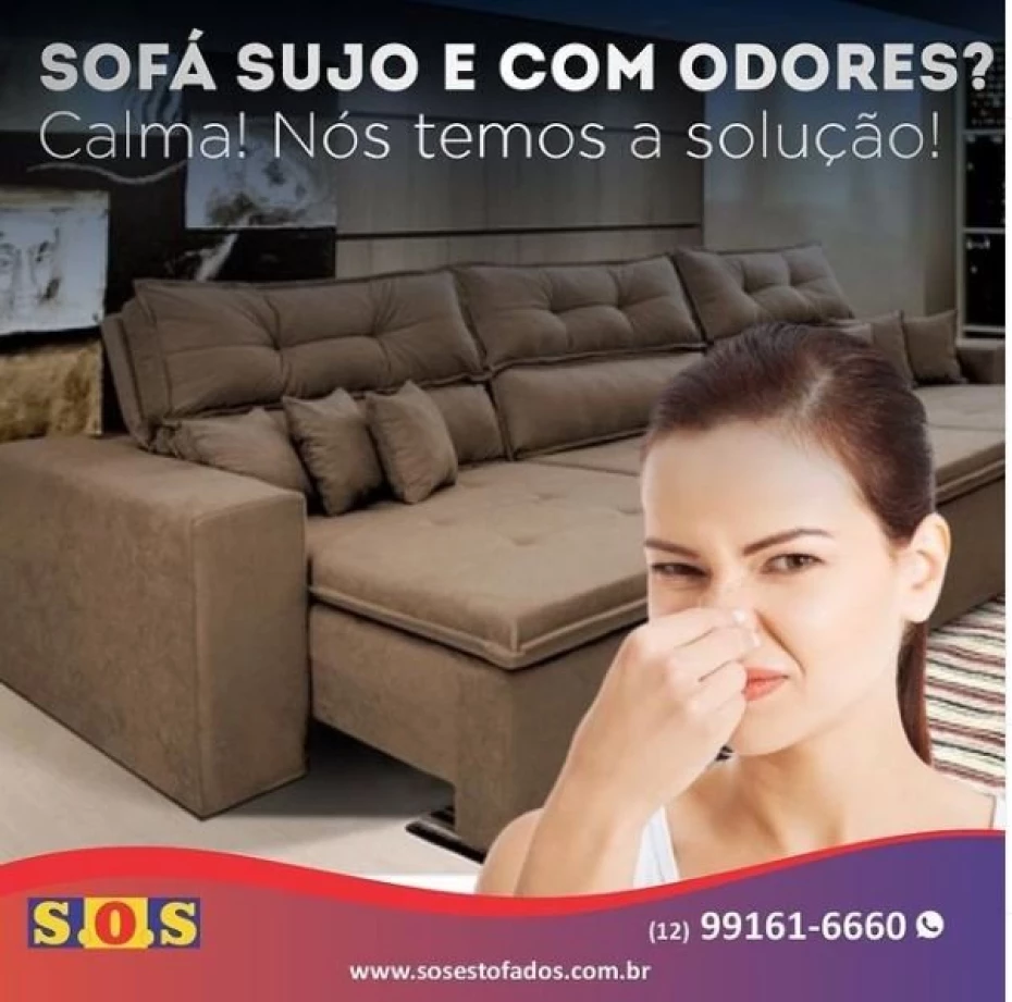 Foto 12:  — SOS ESTOFADOS - HIGIENIZAÇÃO DE SOFÁS E TAPEÇARIA EM GERAL