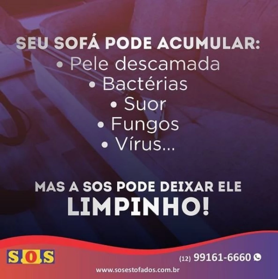 Foto 10:  — SOS ESTOFADOS - HIGIENIZAÇÃO DE SOFÁS E TAPEÇARIA EM GERAL