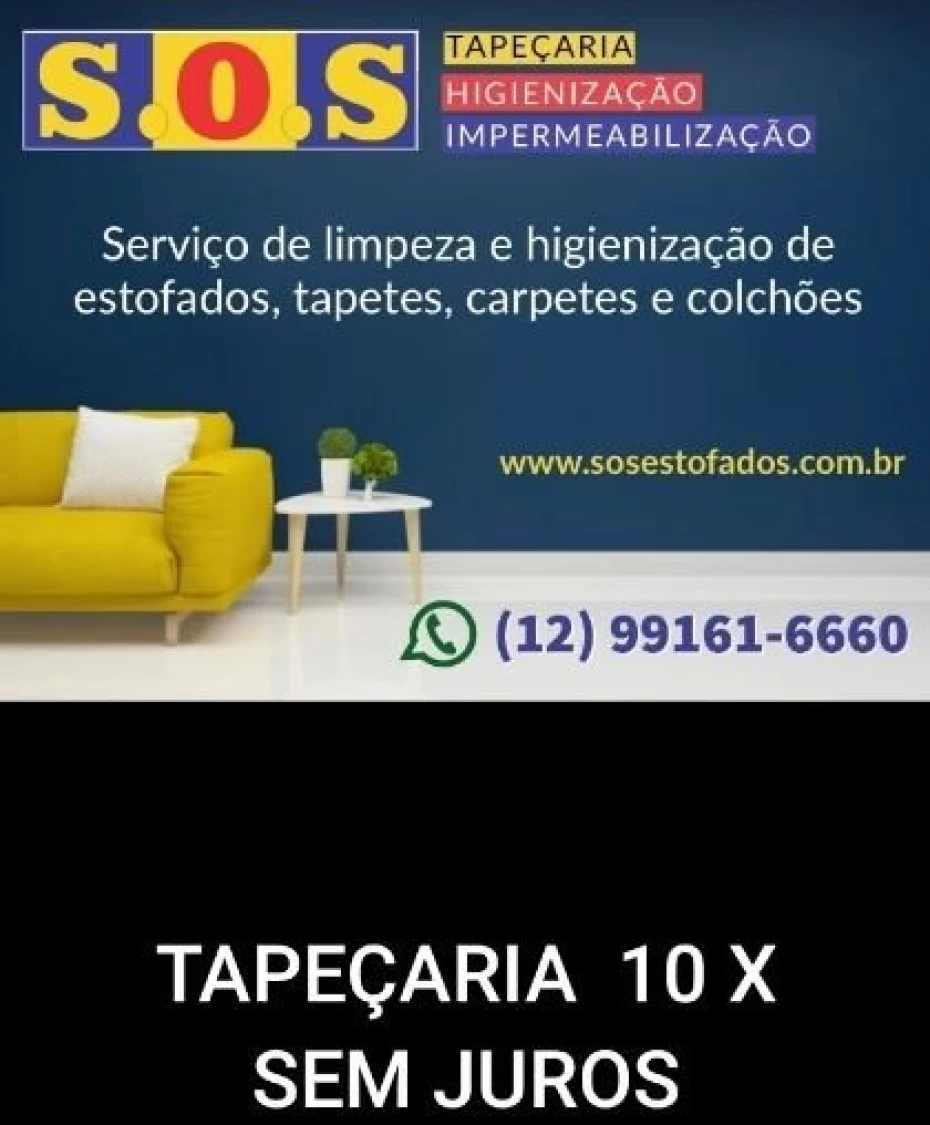 Foto 9:  — SOS ESTOFADOS - HIGIENIZAÇÃO DE SOFÁS E TAPEÇARIA EM GERAL